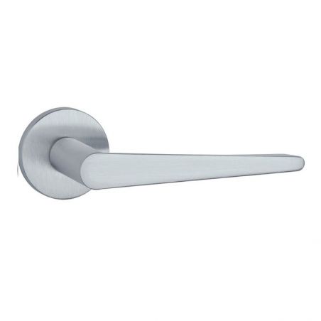 Poignée de porte Arnica chrome satiné