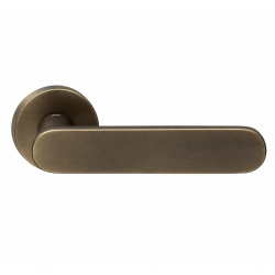 Deurklink mat brons SHORT 7mm