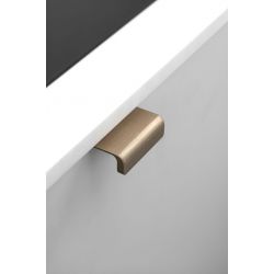 Poignée profil de meuble ARTISAN Laiton brossé Furnipart