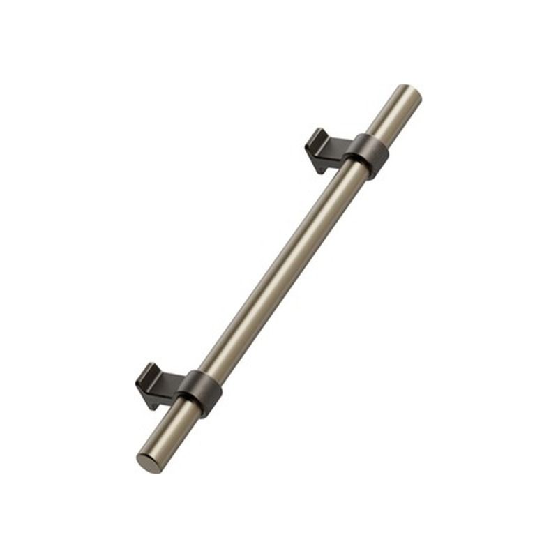 Poignée de meuble BOND Marron antique/Laiton brossé fin Furnipart