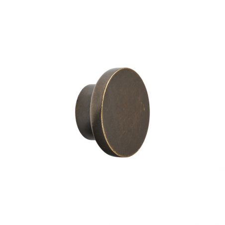 Bouton de meuble CIRCLE Marron antique Furnipart