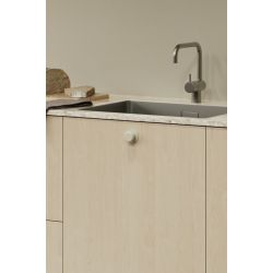 Bouton de meuble COLETTE Glossy Dusty Yellow 1505-Y Furnipart