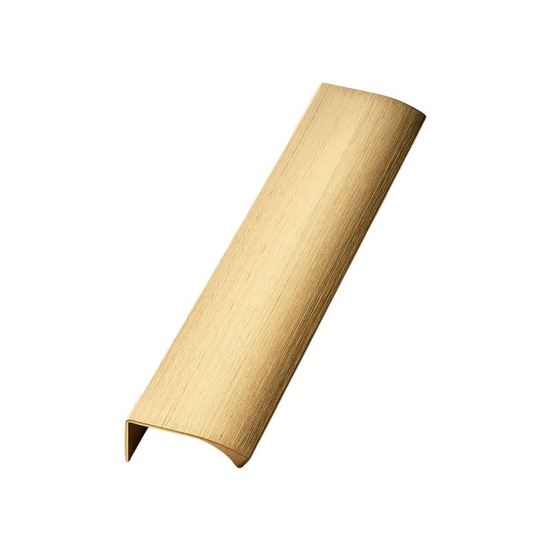 Poignée profil de meuble EDGE STRAIGHT Laiton brossé Furnipart