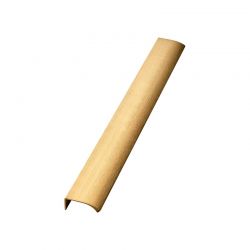 Poignée profil de meuble EDGE STRAIGHT Laiton brossé Furnipart