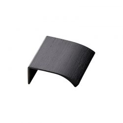 Poignée profil de meuble EDGE STRAIGHT Brossé noir mat Furnipart