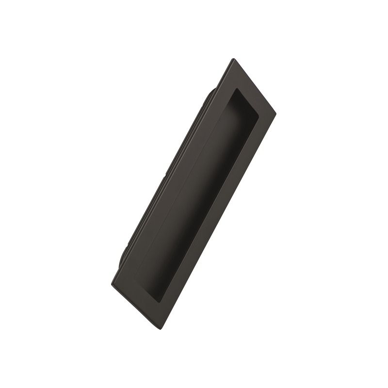 Poignée de meuble à encastrer INN 160 mm Noir mat Furnipart