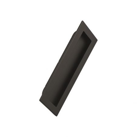 Poignée de meuble à encastrer INN 160 mm Noir mat Furnipart