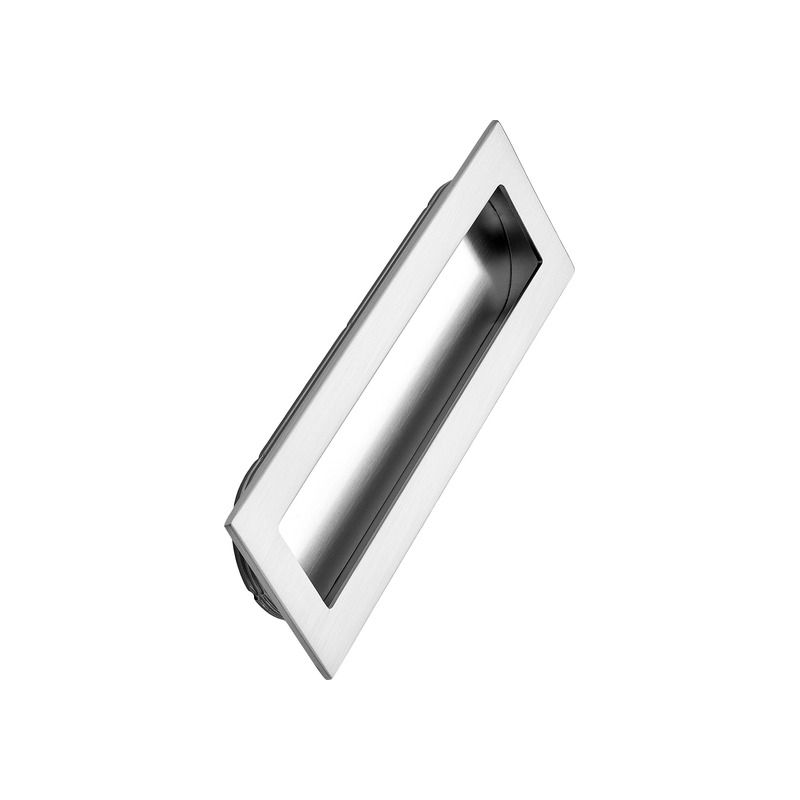 Poignée de meuble à encastrer INN 160 mm Finition inox Furnipart