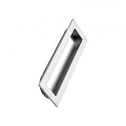 Poignée de meuble à encastrer INN 160 mm Chromé mat Furnipart