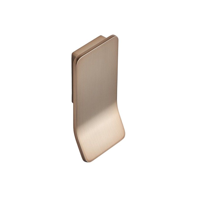 Poignée de meuble LEAF-VERTICAL Laiton brossé Furnipart