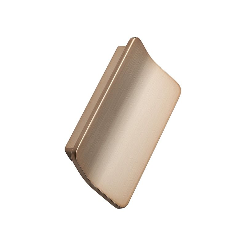 Poignée de meuble LEAF-HORIZONTAL Laiton brossé Furnipart