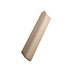Meubelgreep LEAF-HORIZONTAL geborsteld messing Furnipart
