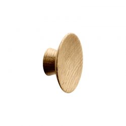 Meubelknop in licht gelakt eikenhout OLYMPIA