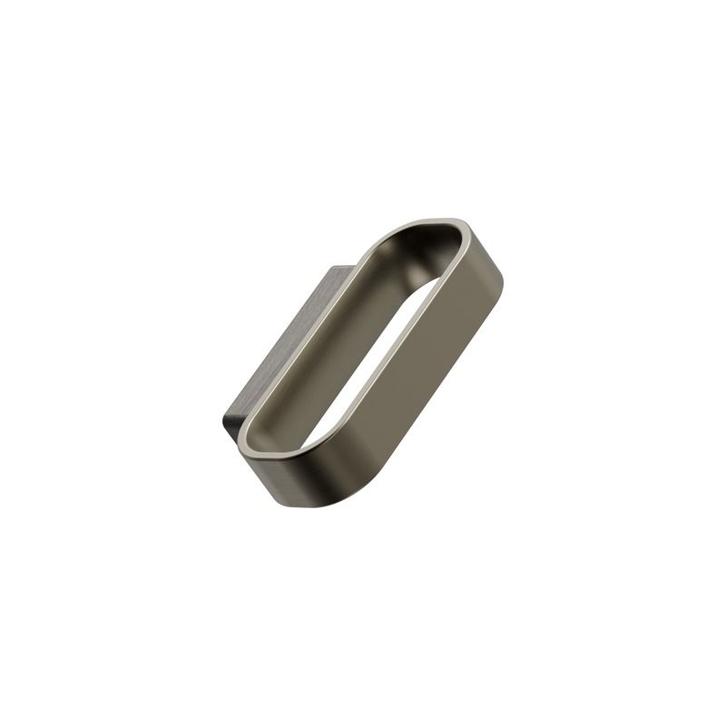Meubelgreep RACE donkerbruin / geborsteld messing Furnipart