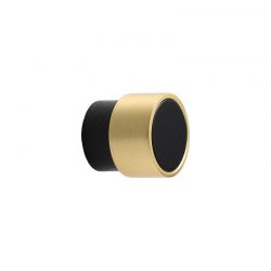 Bouton de meuble RADIO MINI Teinté noir/Or brossé Furnipart