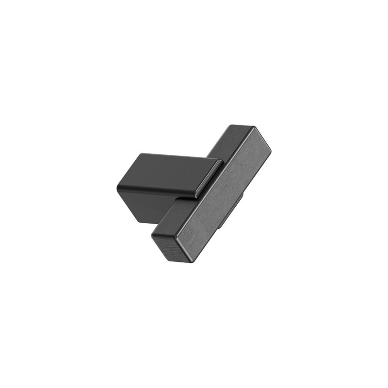 Meubelknop SEGMENT zwart gebeitst / mat zwart Furnipart