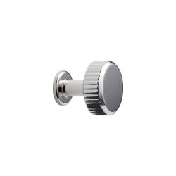 Bouton de meuble Villa round nickel poli