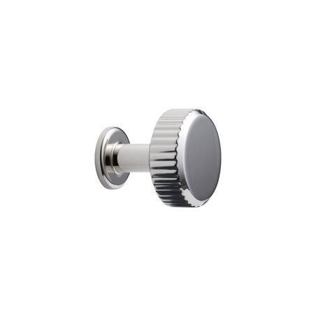 Bouton de meuble Villa round nickel poli