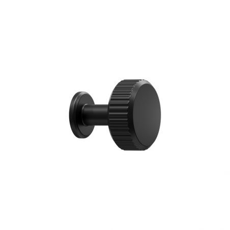 Meubelknop VILLA ROUND mat zwart Furnipart
