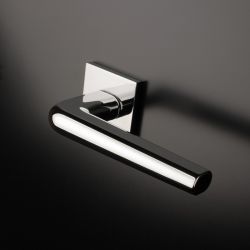 Deurkruk Funkia gepolijst chroom