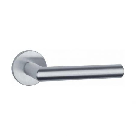 Poignée de porte Arabis chrome satiné