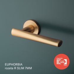 Deurkruk Euphorbia mat goud
