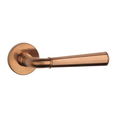 Deurkruk Marigold koper PVD