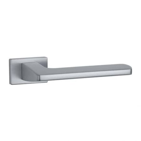 Poignée de porte Yuka chrome satiné