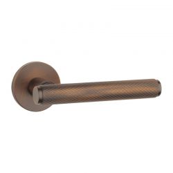 Poignée de porte Kerria bronze foncé