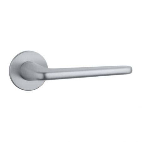 Poignée de porte Lira chrome satiné