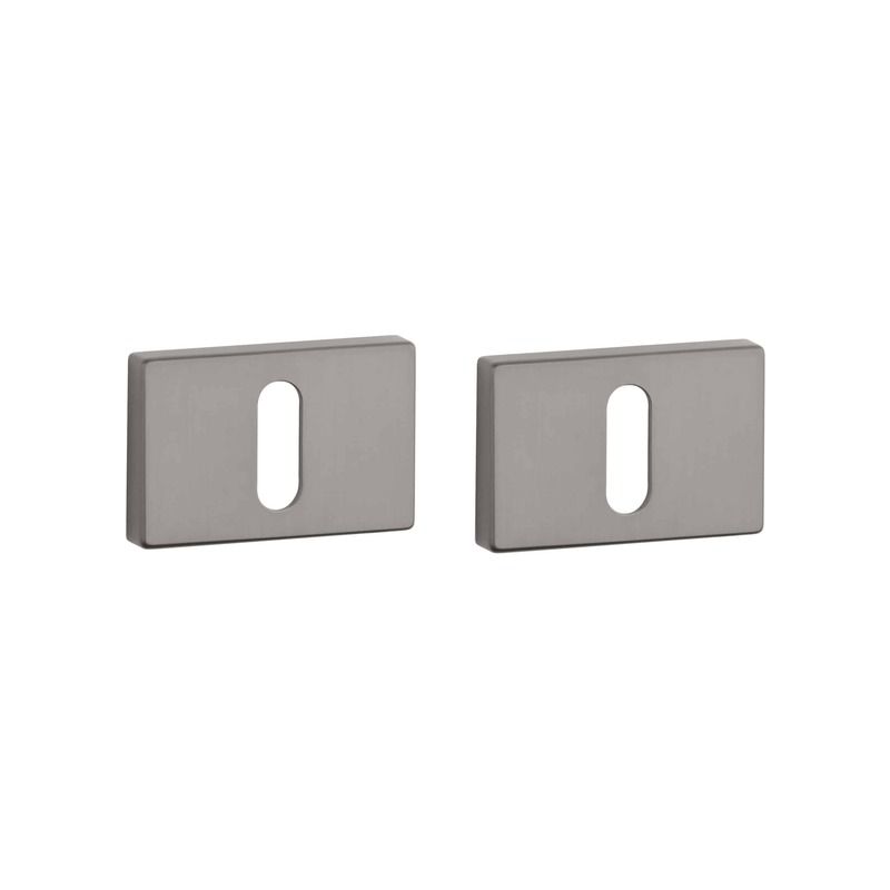Paire de rosaces pour clé L RT 7S graphite Aprile