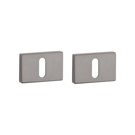 Paire de rosaces pour clé L RT 7S graphite Aprile
