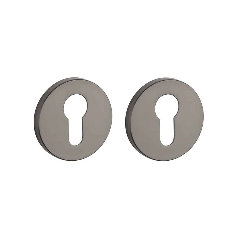 Paire de rosaces pour cylindre R 7S graphite Aprile