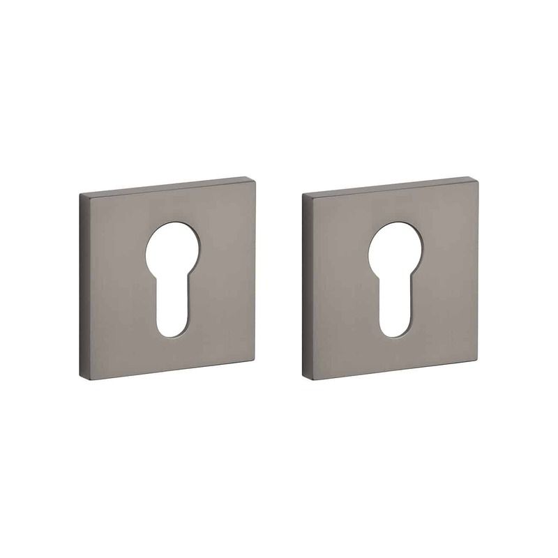 Paire de rosaces pour cylindre Q 7S graphite Aprile