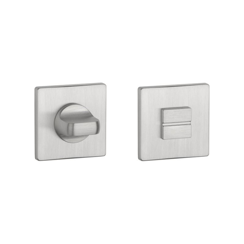 WC-garnituur Q 5S geborsteld chroom Aprile
