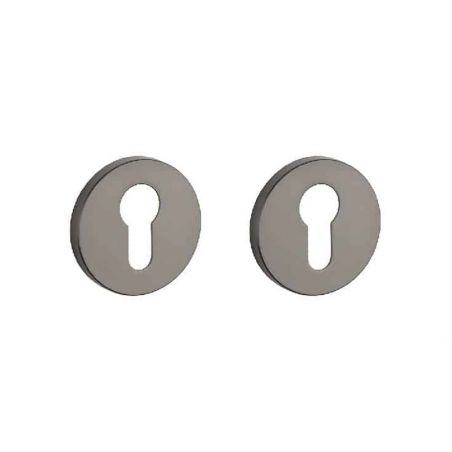 Paire de rosaces pour cylindre R 7S graphite Stile