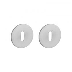 Paire de rosaces pour clé L OVAL 3 mm 1710 inox Sterk
