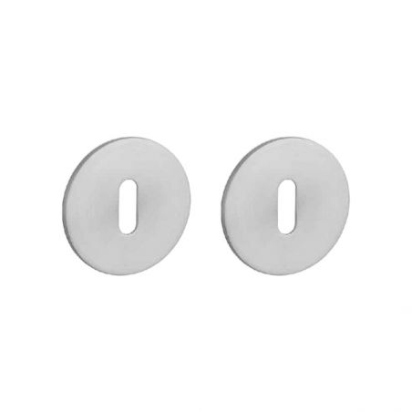 Paar sleutelrozetten OVAL 3 mm 1710 RVS Sterk
