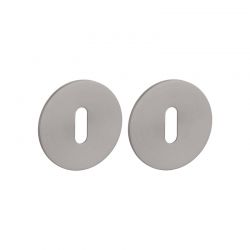 Paire de rosaces pour clé L OVAL 3 mm 1710 graphite Sterk