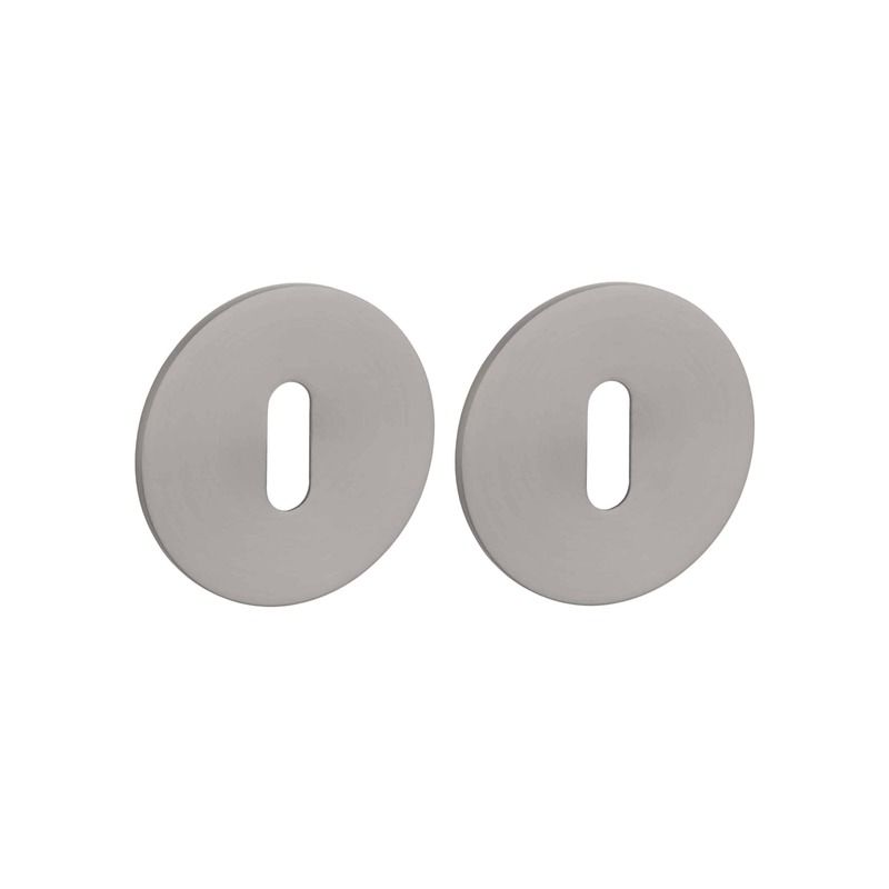 Paar sleutelrozetten OVAL 3 mm 1710 grafiet Sterk