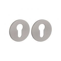 Paar cilinderrozetten OVAL 3 mm 1711 grafiet Sterk