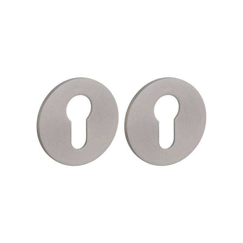 Paar cilinderrozetten OVAL 3 mm 1711 grafiet Sterk
