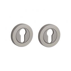 Paire de rosaces pour cylindre OVAL PRO 8 mm 1711 graphite Sterk