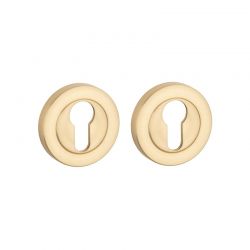 Paar cilinderrozetten OVAL PRO 8 mm 1711 mat goud Sterk