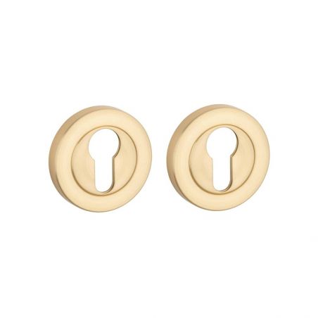 Paire de rosaces pour cylindre OVAL PRO 8 mm 1711 or mat Sterk