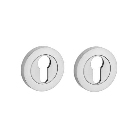 Paar cilinderrozetten OVAL PRO 8 mm 1711 RVS Sterk