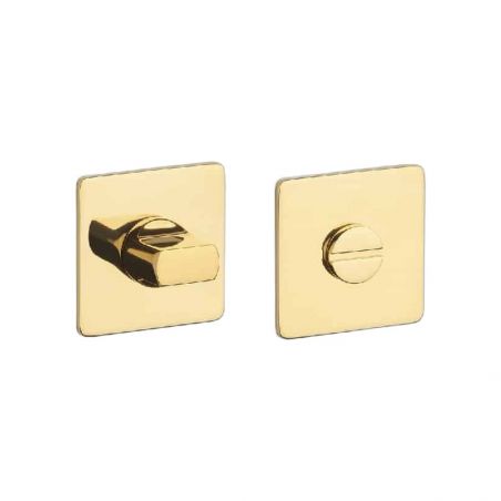 WC-garnituur KVADRAT 3 mm 1712 gepolijst goud Sterk