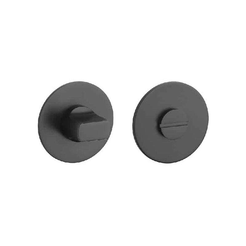 WC-garnituur OVAL 3 mm 1712 mat zwart Sterk