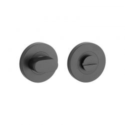 WC-garnituur OVAL PRO 8 mm 1712 mat zwart Sterk