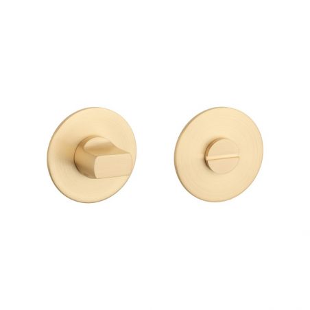 Kit WC à condamnation OVAL 3 mm 1712 or mat Sterk